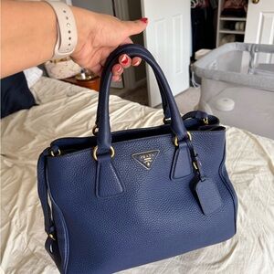 Prada Blue Leather handbag